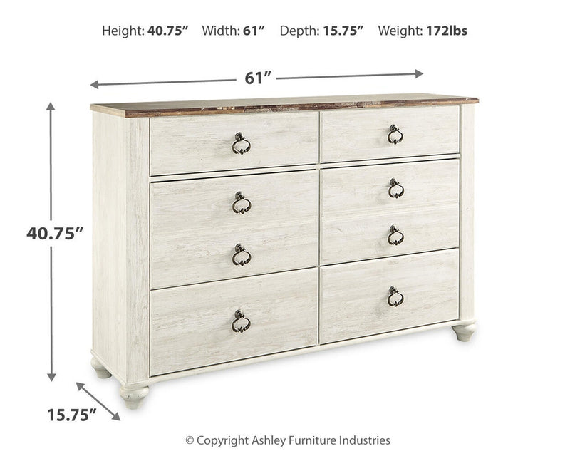 willowton-queen-sleigh-bed-dresser-and-chest-5