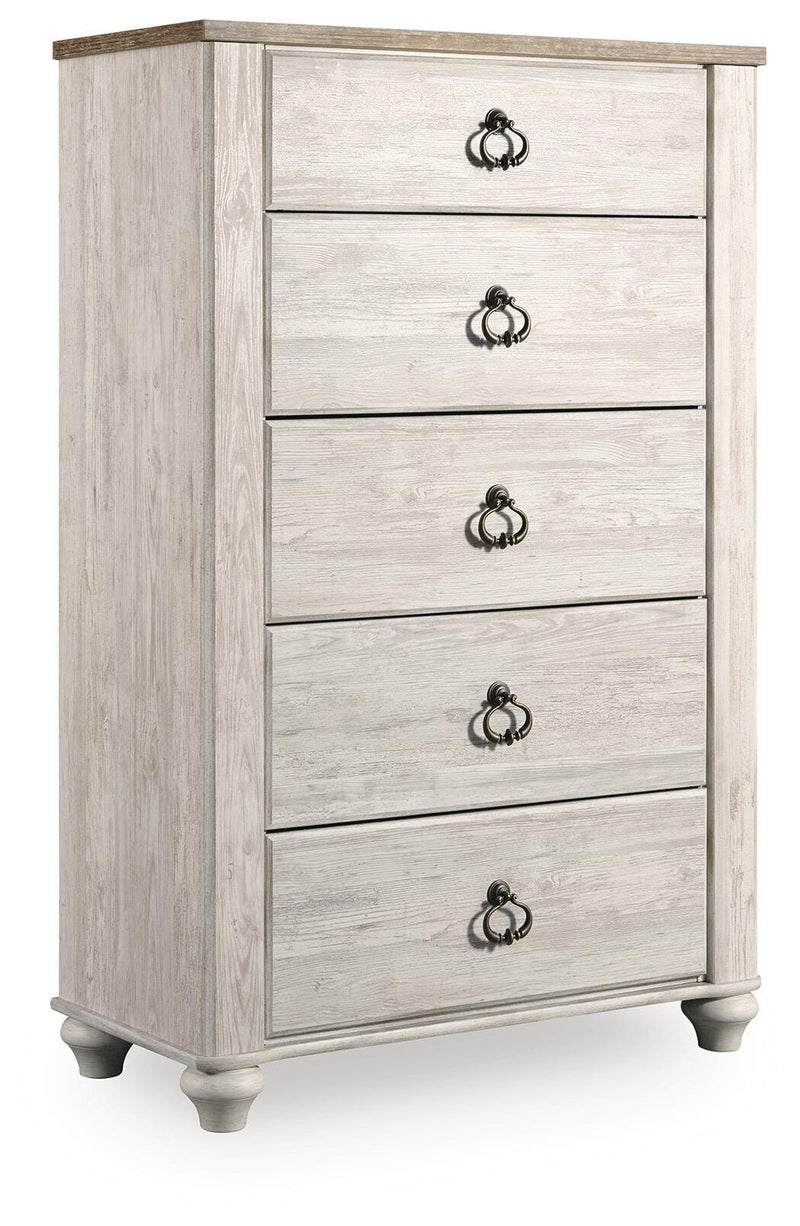 willowton-queen-sleigh-bed-chest-and-nightstand-2