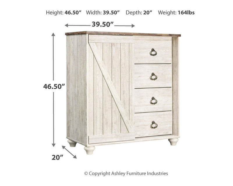willowton-king-panel-bed-dresser-mirror-chest-and-nightstand-5