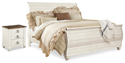 willowton-king-sleigh-bed-and-nightstand-1