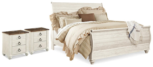willowton-king-sleigh-bed-and-2-nightstands-1