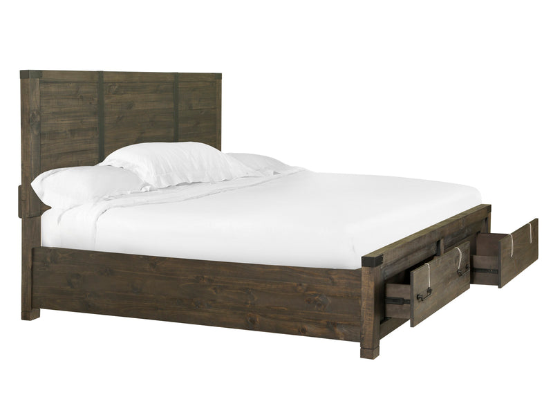 Abington Complete Cal King Panel Storage Bed - Furniture City (CA)l