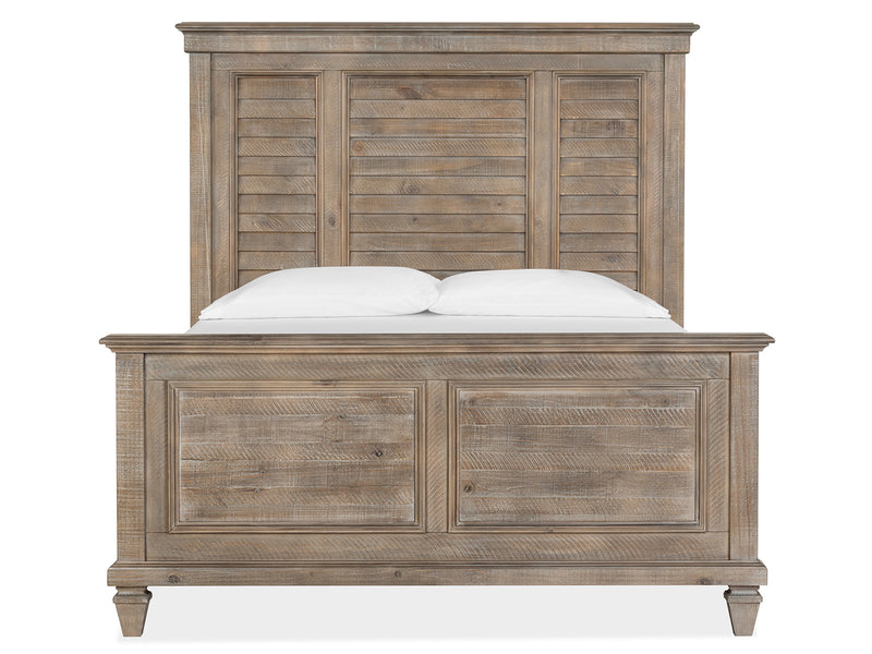 Lancaster Complete Queen Shutter Panel Bed - Furniture City (CA)l