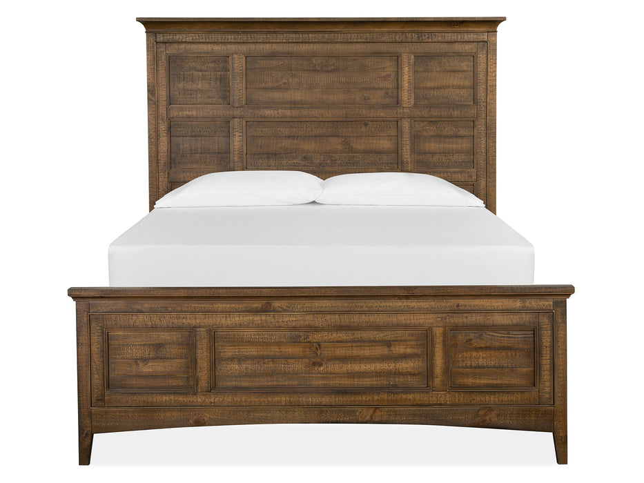Bay Creek Complete Queen Panel Bed With Storage Rails