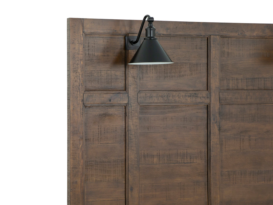 Bay Creek Complete Queen Lamp Panel Bed With Regular Rails