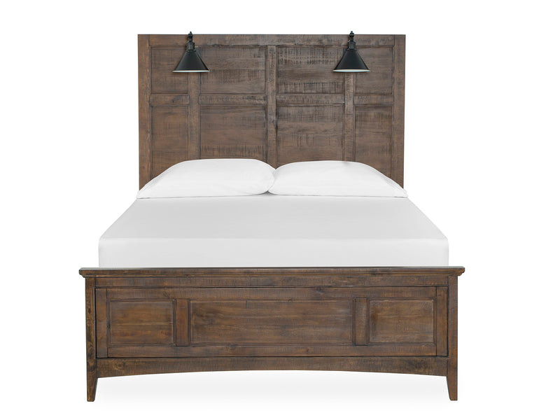 Bay Creek Complete Queen Lamp Panel Bed With Regular Rails - Furniture City (CA)l