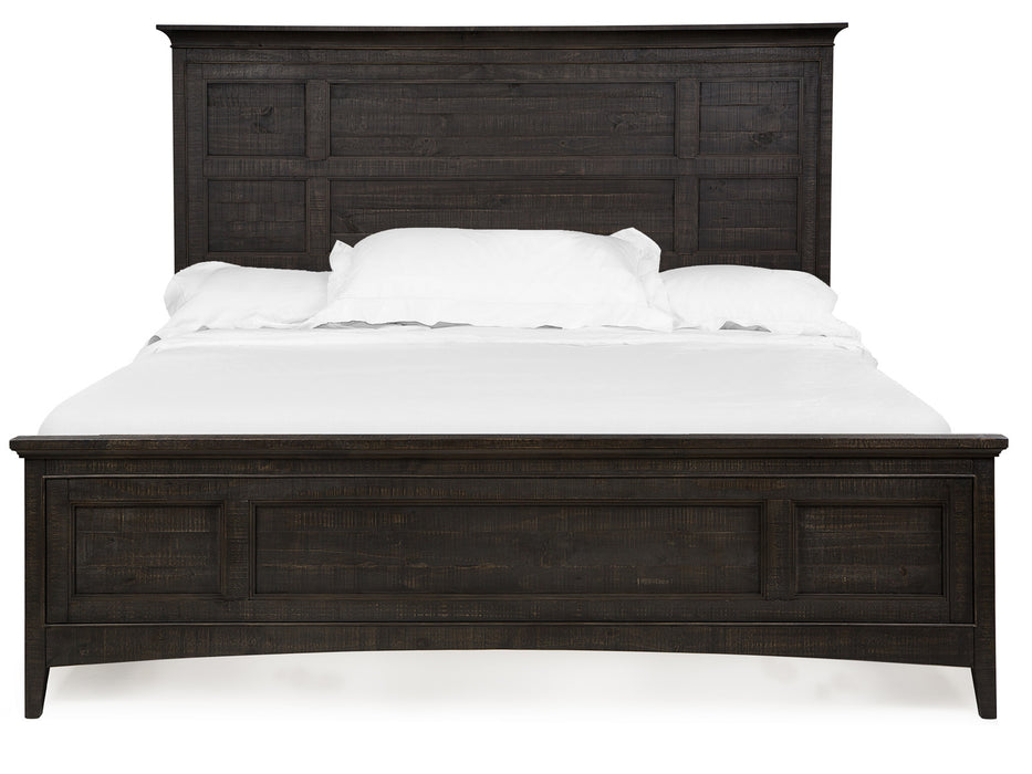 Westley Falls Complete Queen Panel Bed With Storage Rails