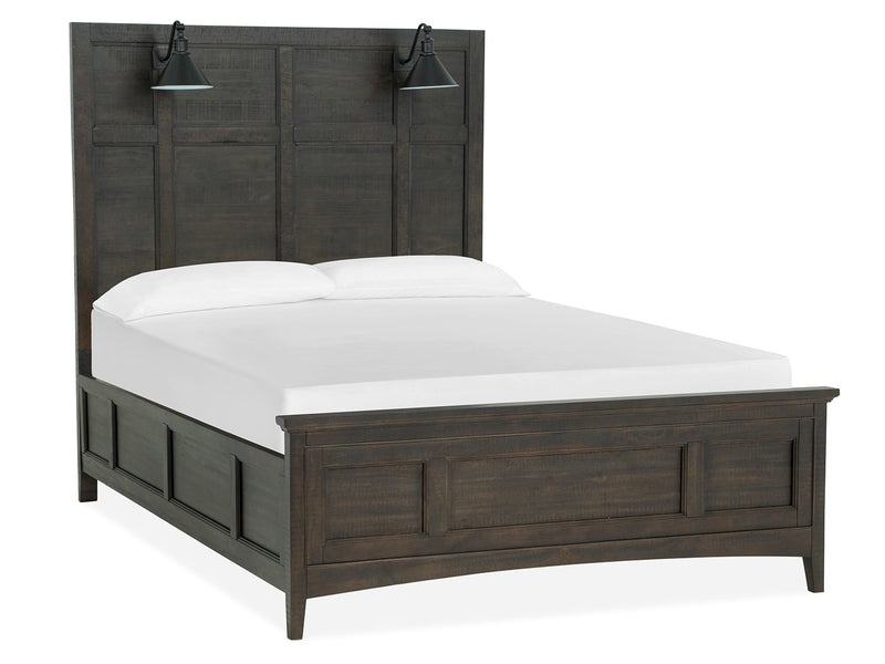 Westley Falls Complete Queen Lamp Panel Bed With Regular Rails