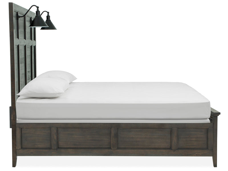 Westley Falls Complete Queen Lamp Panel Bed With Regular Rails