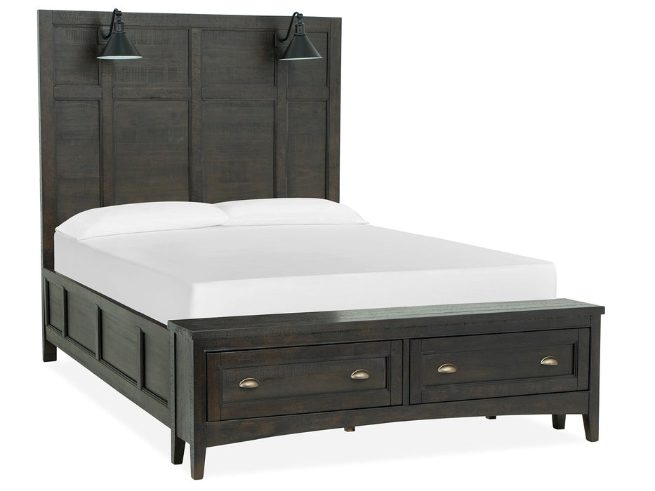 Westley Falls Complete Queen Lamp Panel Storage Bed