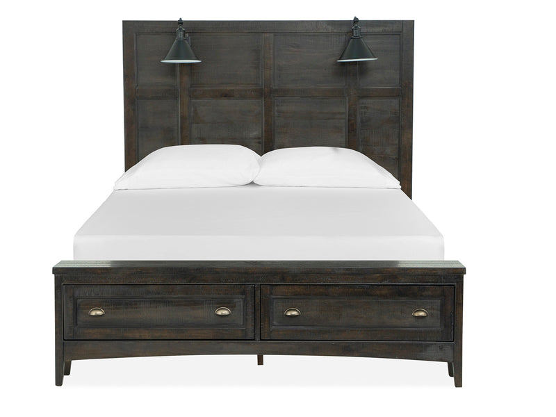 Westley Falls Complete Queen Lamp Panel Storage Bed