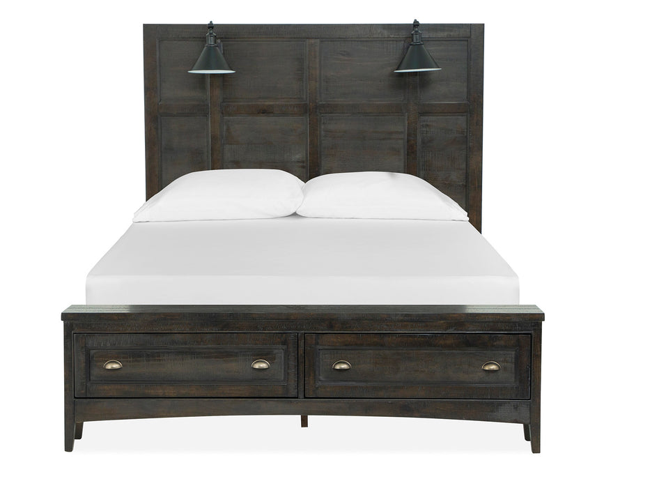Westley Falls Complete Queen Lamp Panel Storage Bed