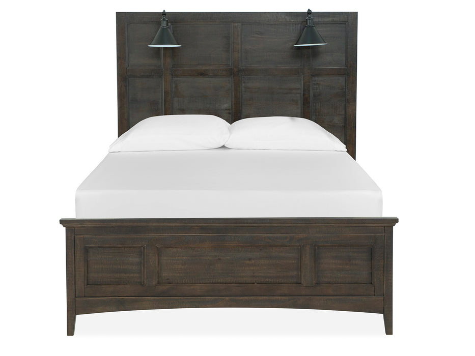 Westley Falls Complete Queen Lamp Panel Bed With Regular Rails