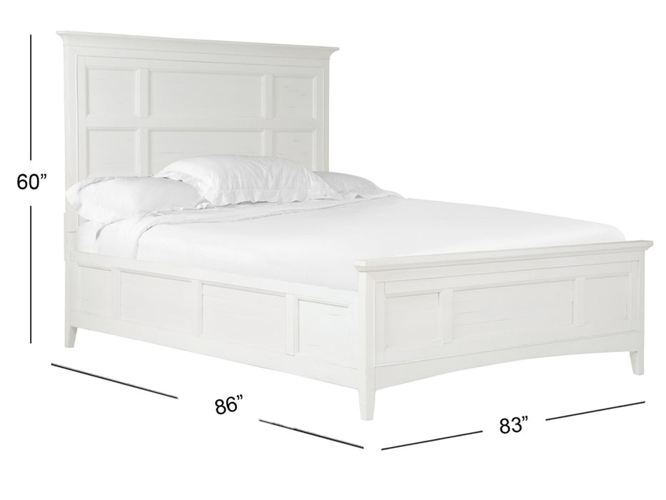 Heron Cove Complete King Panel Bed With Regular Rails