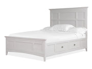 Heron Cove Complete King Panel Bed With Storage Rails - Furniture City (CA)l