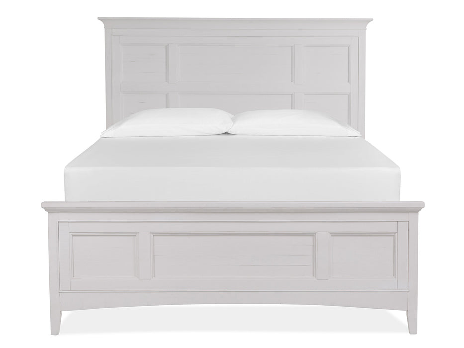 Heron Cove Complete King Panel Bed With Storage Rails