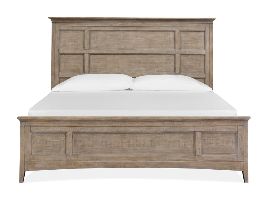 Paxton Place Complete Queen Panel Bed With Storage Rails