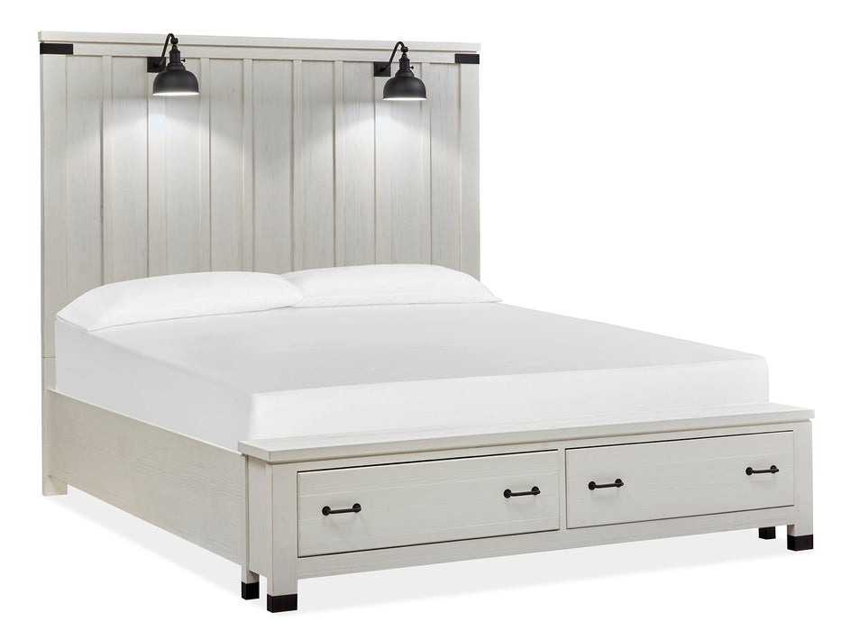 Harper Springs Complete Queen Panel Storage Bed
