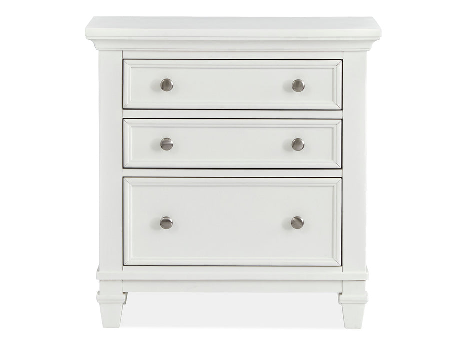 Charleston Drawer Nightstand - White