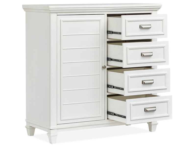 Charleston Door Chest - White