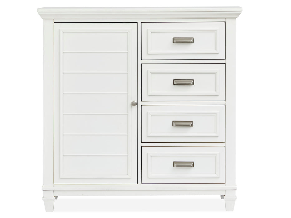 Charleston Door Chest - White