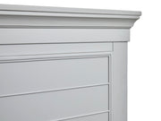 Charleston Complete King Panel Storage Bed - Grey - Furniture City (CA)l