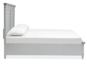 Charleston Complete King Panel Storage Bed - Grey - Furniture City (CA)l