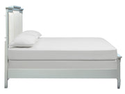 Glenbrook Complete King Panel Bed W/Upholstered Headboard - Furniture City (CA)l