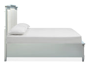 Glenbrook Complete King Panel Storage Bed W/Upholstered Headboard - Furniture City (CA)l