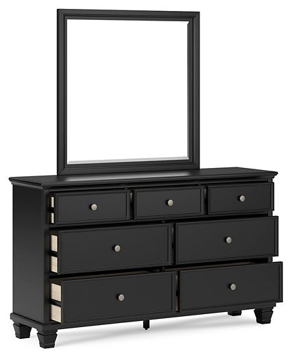 Lanolee Dresser and Mirror - Furniture City (CA)l