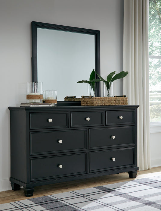 Lanolee Dresser and Mirror - Furniture City (CA)l