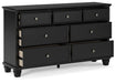 Lanolee Dresser and Mirror - Furniture City (CA)l