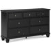 Lanolee Dresser and Mirror - Furniture City (CA)l