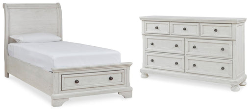 robbinsdale-twin-sleigh-storage-bed-and-dresser-1
