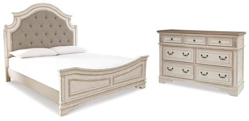 realyn-king-upholstered-panel-bed-and-dresser-2