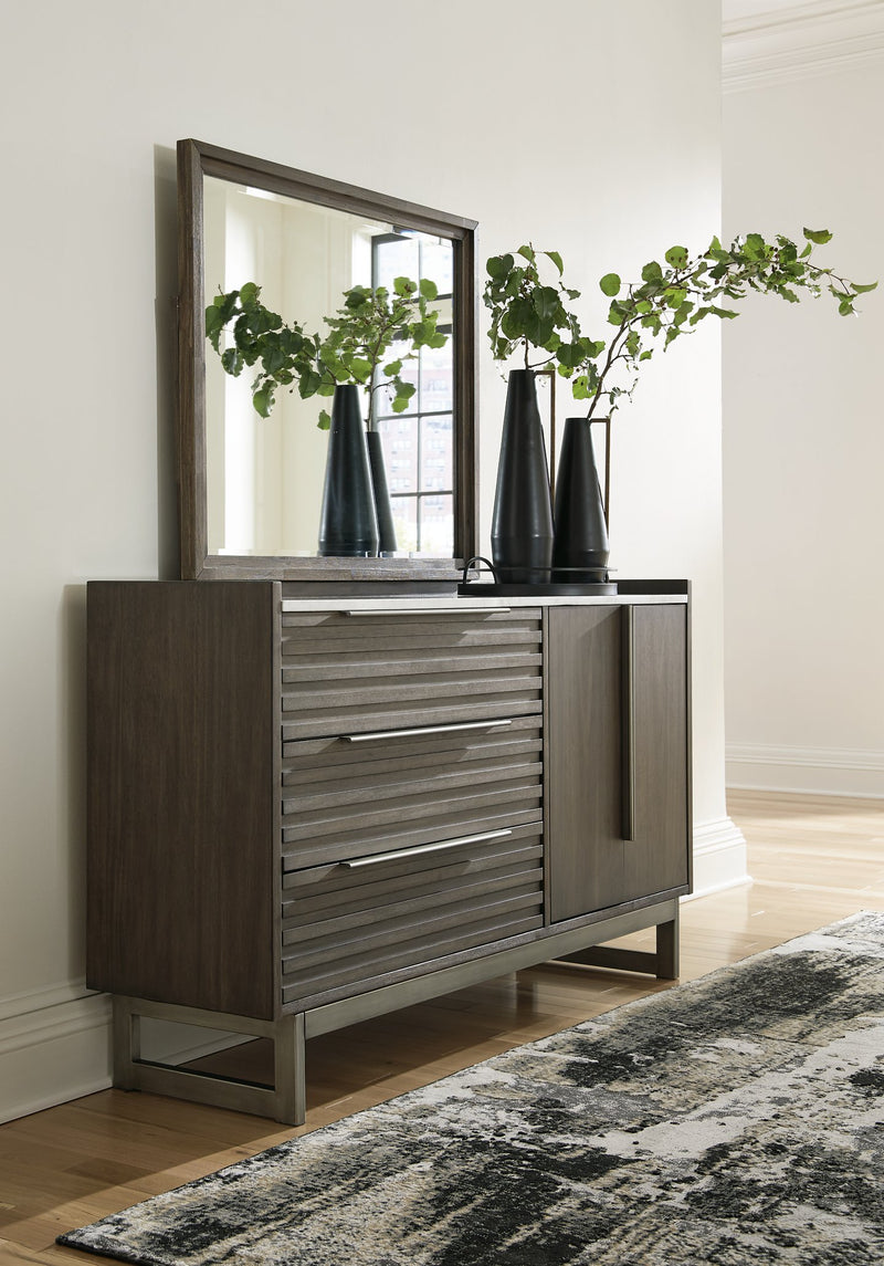 Arkenton Dresser and Mirror - Furniture City (CA)l
