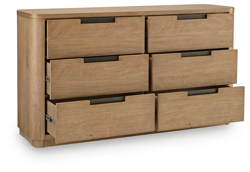 pamaria-queen-upholstered-panel-bed-dresser-and-mirror-3