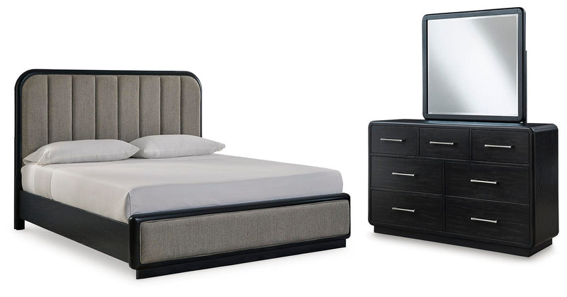 rowanbeck-king-upholstered-panel-bed-dresser-and-mirror-1