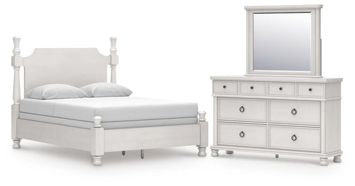rowlenstown-queen-poster-bed-dresser-and-mirror-1