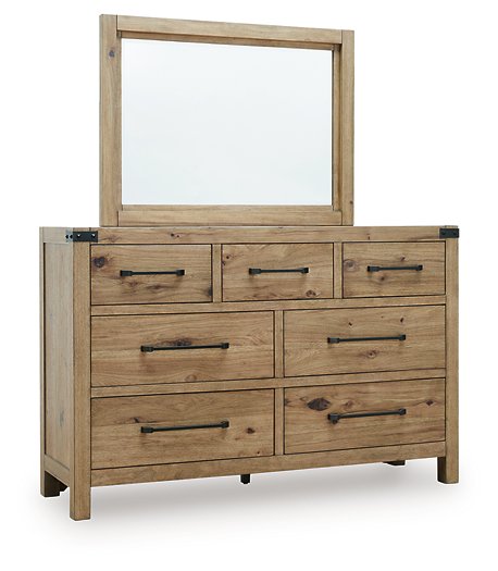 Ridgester Dresser and Mirror - Furniture City (CA)l