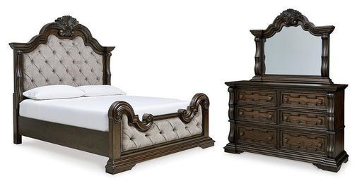 maylee-queen-upholstered-bed-dresser-and-mirror-1