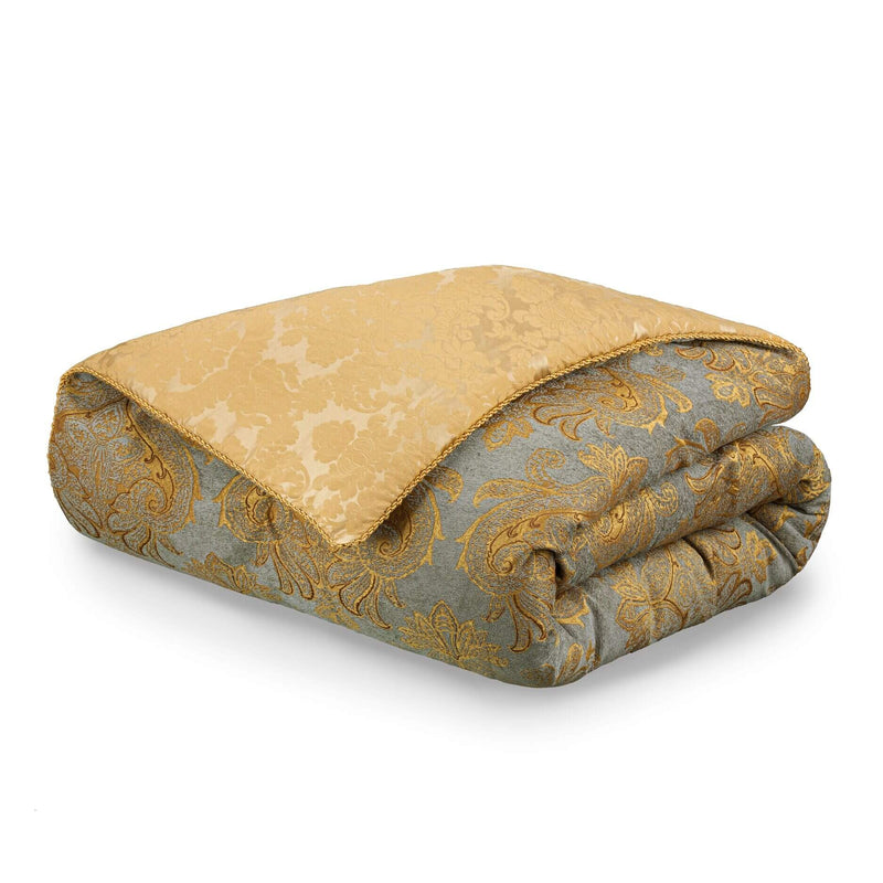 Elizabeth 12-Piece Queen Comforter Set - Aqua