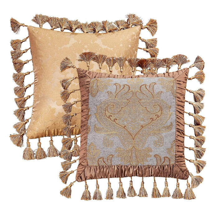 Elizabeth 12-Piece Queen Comforter Set - Aqua