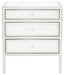 Bernhardt Interiors Argenta 3 Drawer Nightstand in Silver 375-214 image