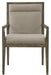 Bernhardt Profile Arm Chair in Warm Taupe 378-566 (Set of 2) image