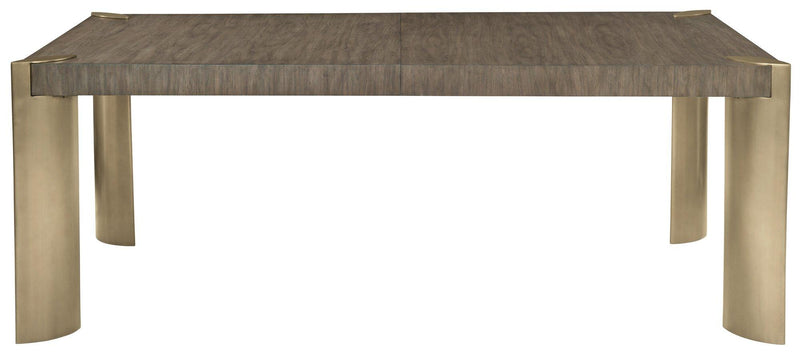 Bernhardt Profile Dining Table in Warm Taupe 378-222 - Furniture City (CA)l