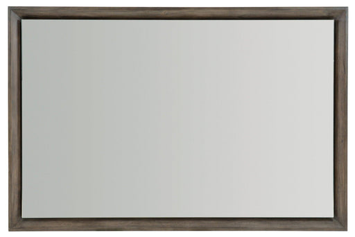 Bernhardt Profile Square Mirror in Warm Taupe 378-331 image