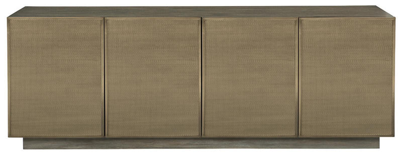Bernhardt Profile Entertainment Console in Warm Taupe 378-870 - Furniture City (CA)l