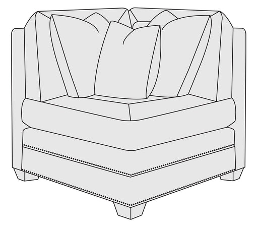 Bernhardt Upholstery Grandview Leather Corner Chair 7232L image