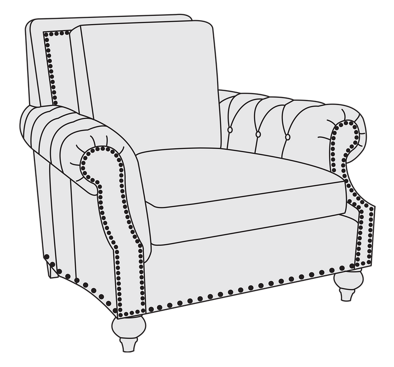 Bernhardt Upholstery Nelson Chair 2072LBO - Furniture City (CA)l